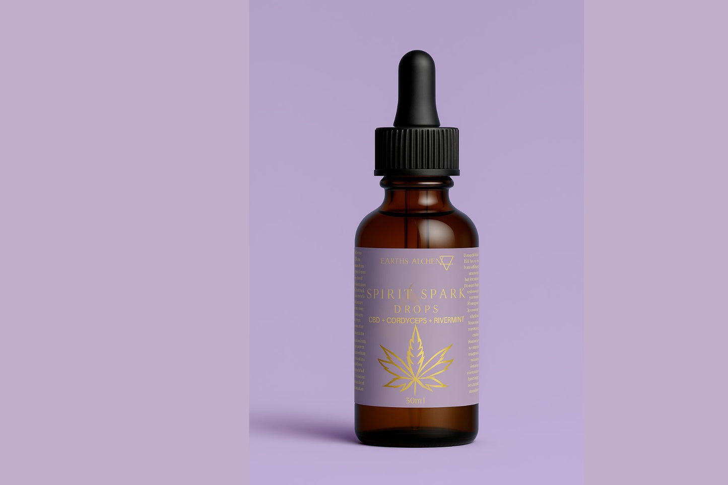 Spirit Spark Drops Cordyceps + Native River mint+ Hemp Oil
By Earth’s Alchemy