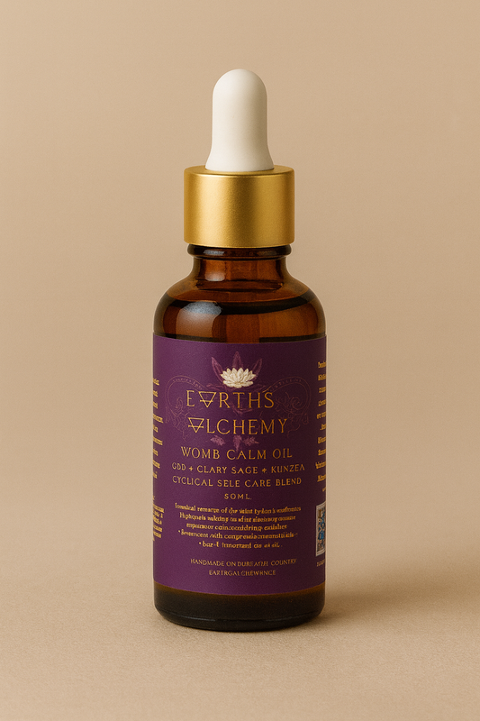 PFP Blend- Endometriosis -Womb Calm Oil – Plant-Based CBD Blend for Cyclical Self-Care (30ml)